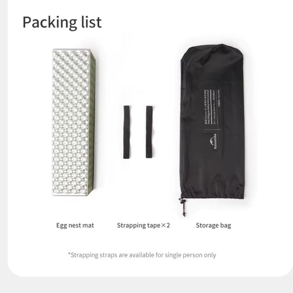Naturehike Matras Lipat Camping Double Single R1.8 CNK2450WS044 Egg Crate IXPE Ultralight Hiking