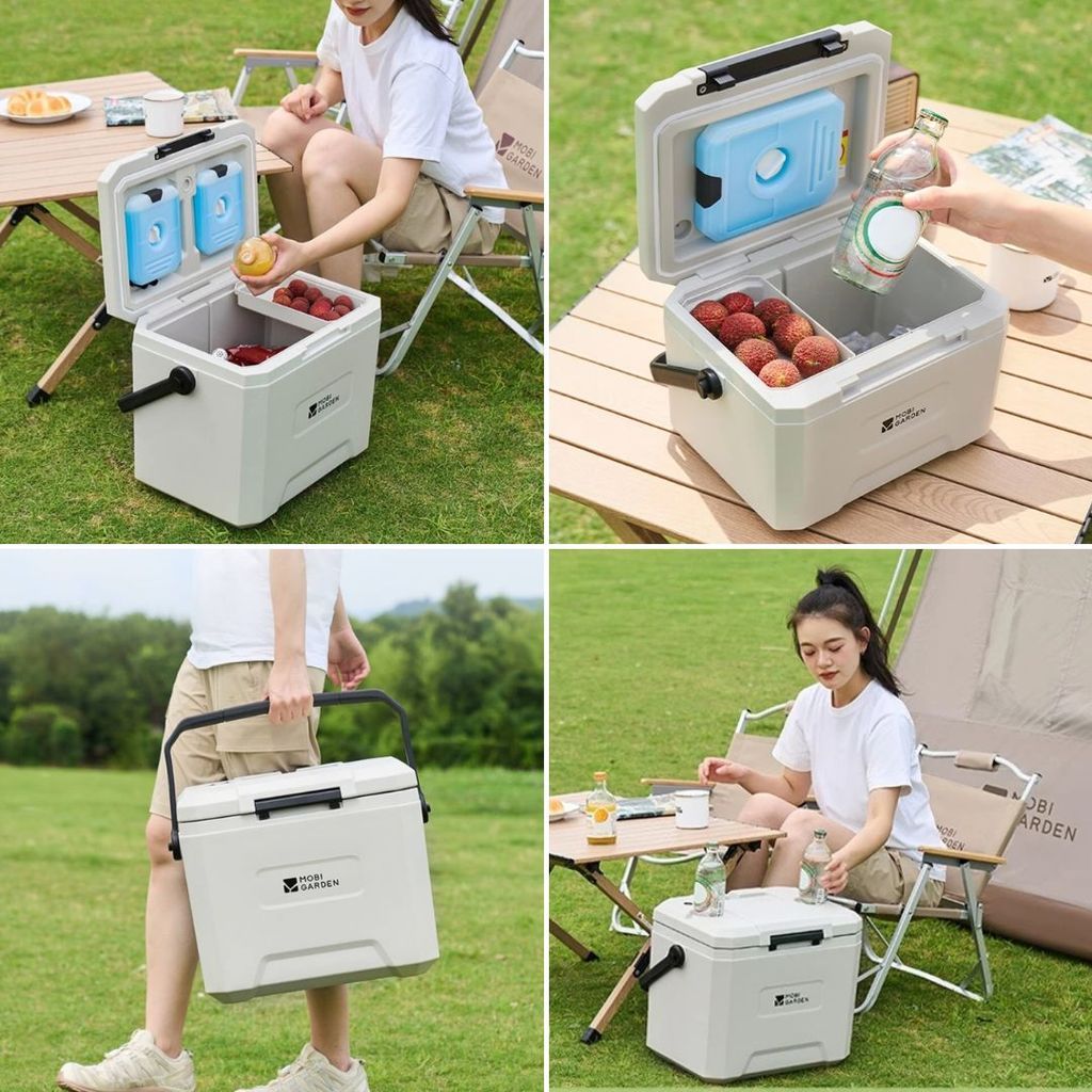 Mobi Garden Cooler Box Kotak Pendingin NX25684002 Coolbox 5L 6L 22L Container Box Penyimpanan Es Serbaguna NX25684003 NX25684004