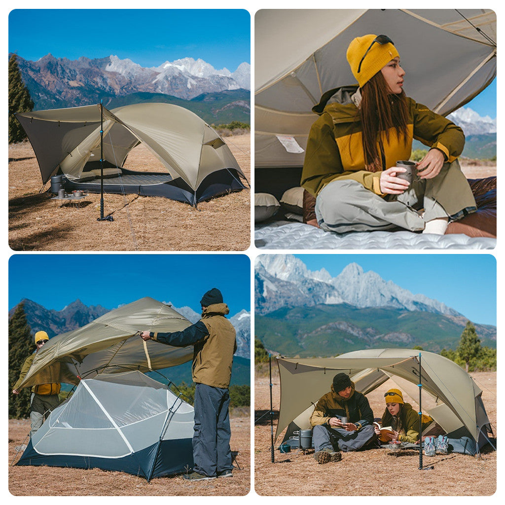 Naturehike CNK2550WS016 Tenda Mongar UL Ultralight 15D Hiking Tent 1 2P