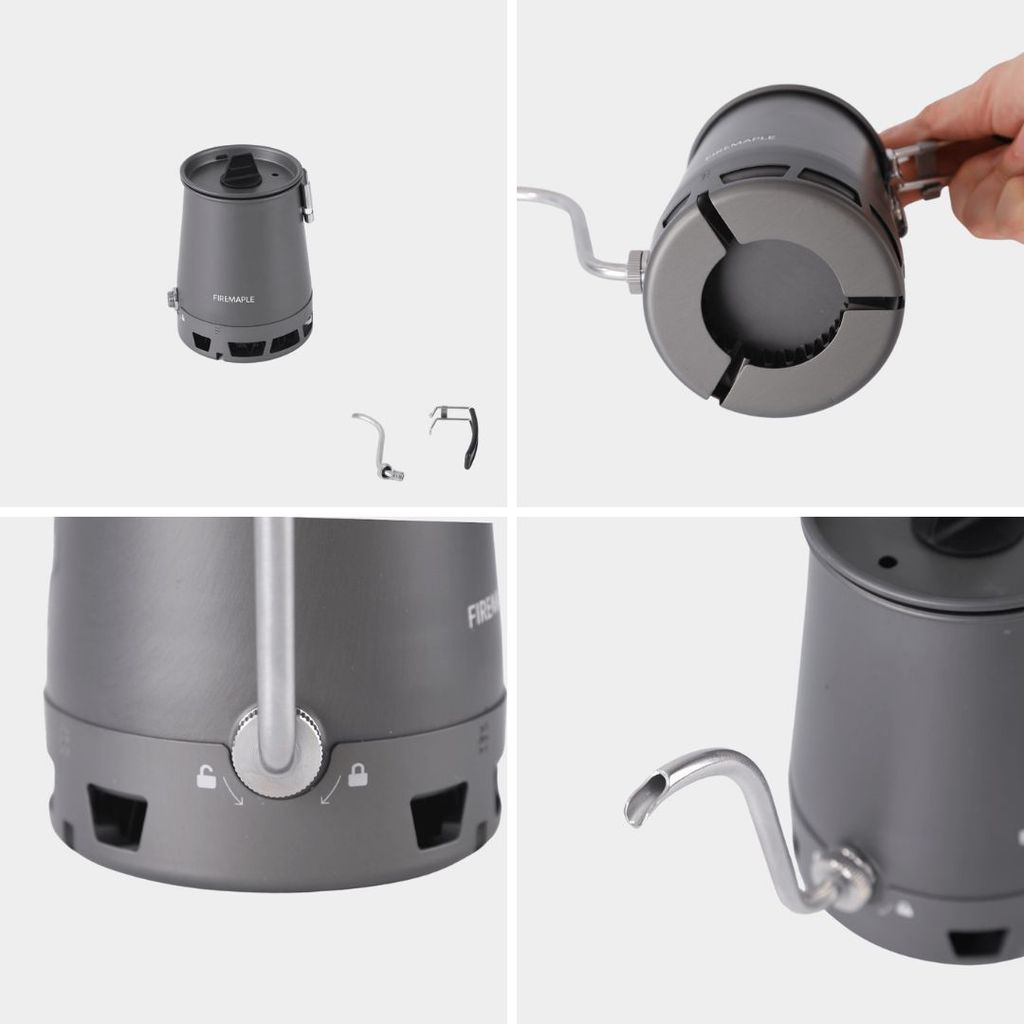 Fire Maple Petrel Pour Over Kettle 350ml Teko Kopi Manual Brew Camping Ultralight Portable Coffee Drip Outdoor