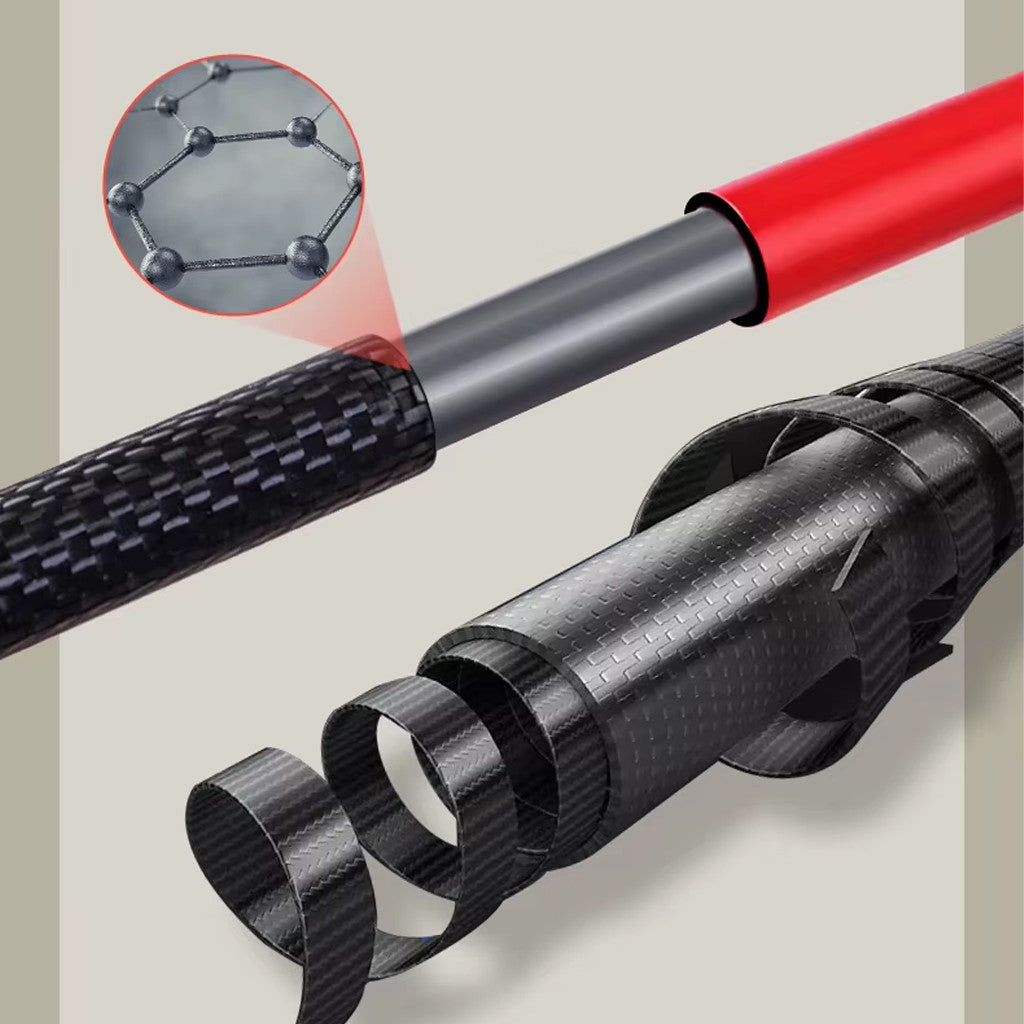 AONIJIE E4218 Trekking Pole Folding Carbon - Tongkat Hiking Lari Lipat Ringan UltraLight Trail Run Outdoor Trekking Gunung Camping/Mendaki