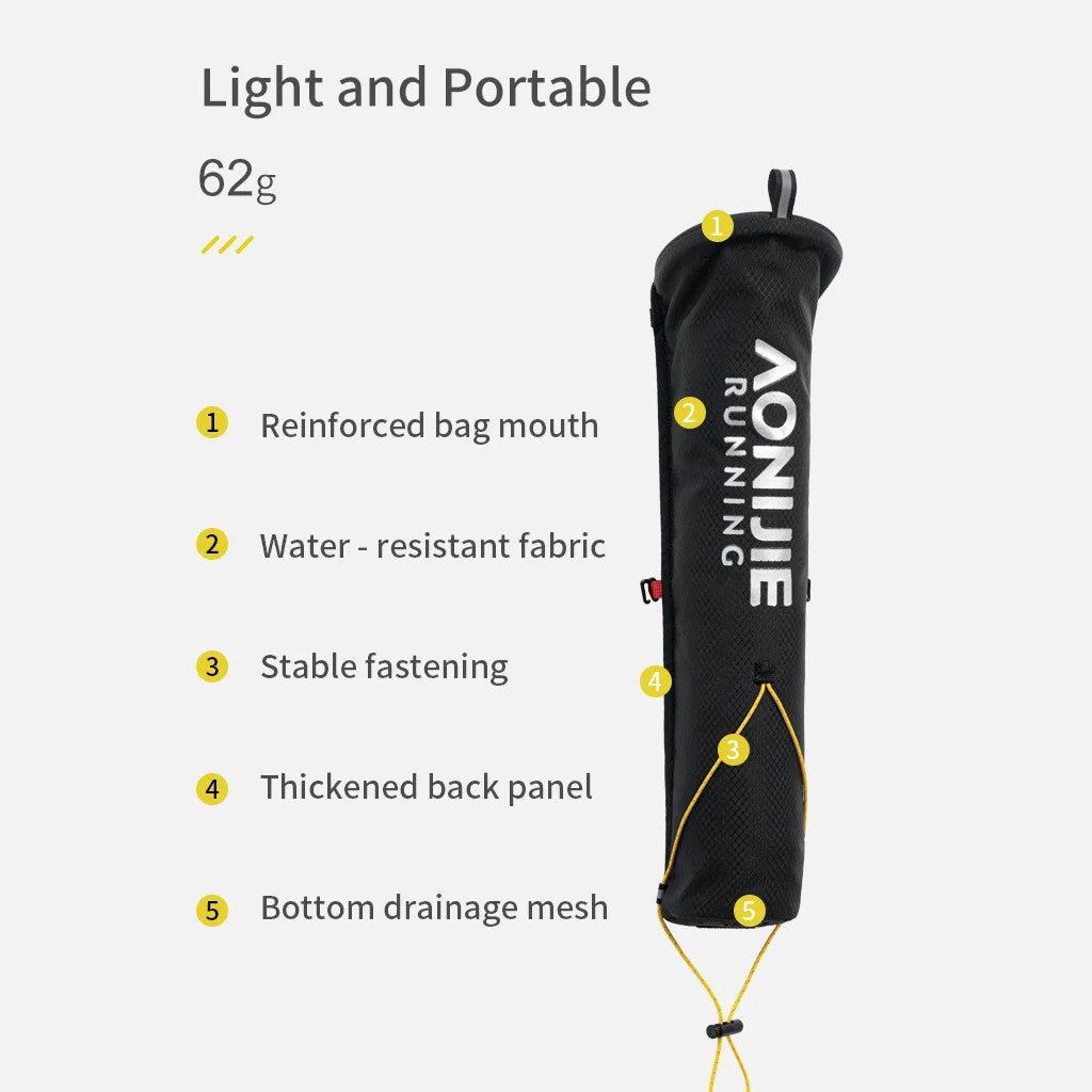 AONIJIE E4433 Trekking Pole Bag - Tas Penyimpanan Trekpole Tempat Tongkat Lari Trail Running Storage Holder