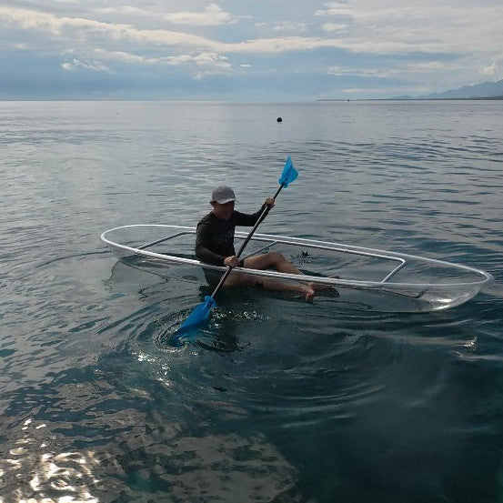 Kayak Mantasport Nemo Transparan 2 Orang Perahu Air Transparent Wisata Free Dayung