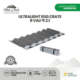 Mobi Garden Matras Lipat IXPE R-Value R2.1 2.2 2.6 NX2366300 Sleeping Pad Busa UL Ultralight Egg Crate R Value 2.1 2.2 2.6 NX2566302