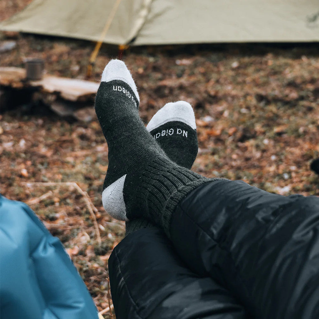 Na Giean Kaos Kaki Hangat Hiking NGCM0006 Crew Merino Wool Socks Travelling