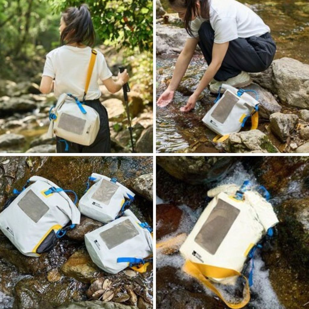 Mobi Garden Tas Waterproof Dry Bag PVC NX25691001 Tas Anti Air 5L 10L 20L Tas Rafting Hiking Trekking Travelling Outdoor Tahan Basah Air NX256910012 NX256910013