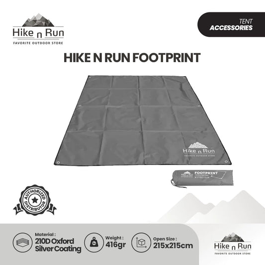 Hike n Run Footprint Alas Tenda Camping 3- 4 Orang HNR24FP01