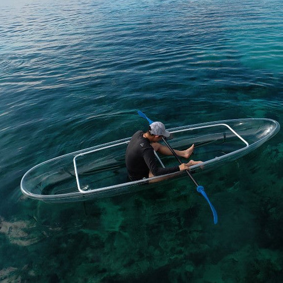 Kayak Mantasport Nemo Transparan 2 Orang Perahu Air Transparent Wisata Free Dayung