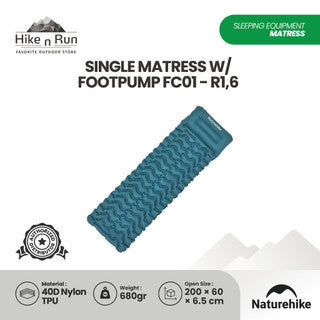 Naturehike Matras Angin Camping Portable FC01 CNK2550WS019 Ultralight Hiking Outdoor Mattress R1.6