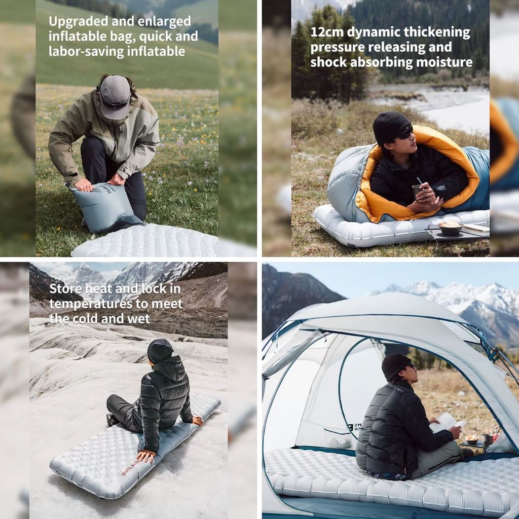 Naturehike Matras Angin Lipat Hiking Ultralight Tuye R8.8 CNK2450WS015 Sleeping Pad Camping