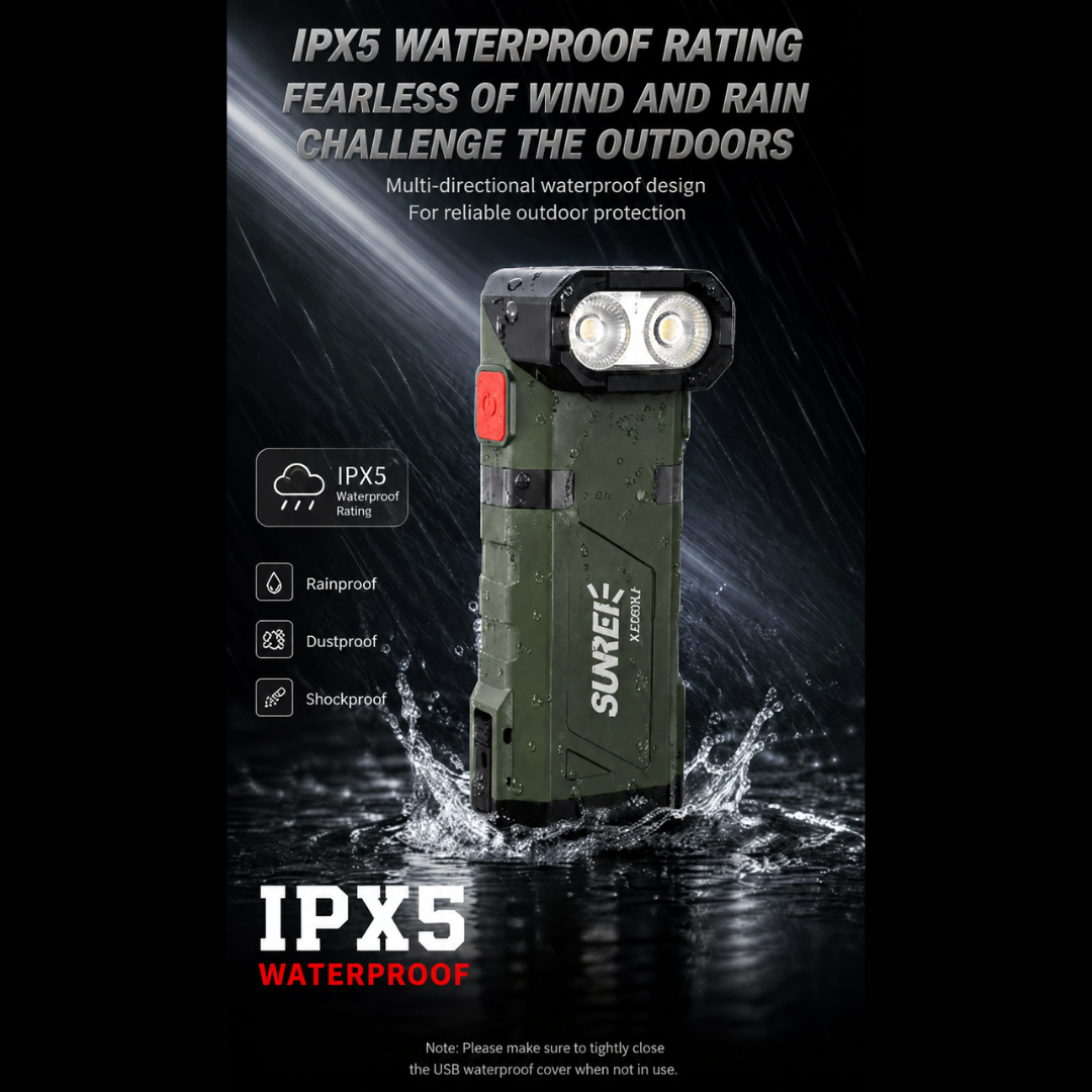 Sunrei X1500-Li Heavy Duty Flashlight