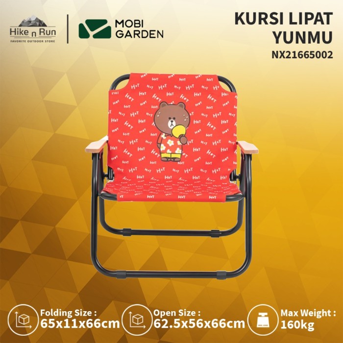 Kursi Lipat Camping Mobi Garden NX21665002 Yunmu Folding Chair