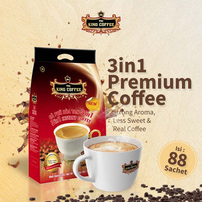 KOPI VIETNAM TRUNG NGUYEN TNI KING COFFEE 3IN1 - 88 SACHET