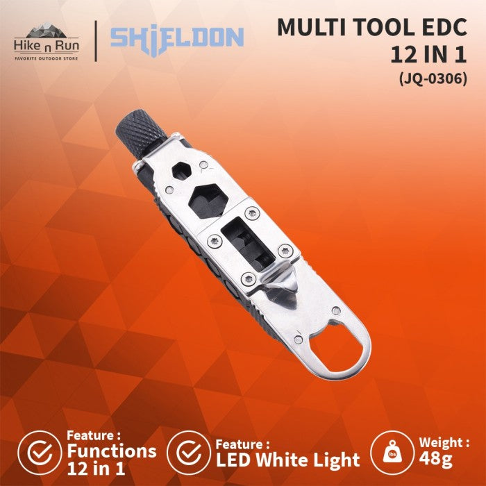 Multi Tool Shieldon JQ0306 EDC Tool With LED Light