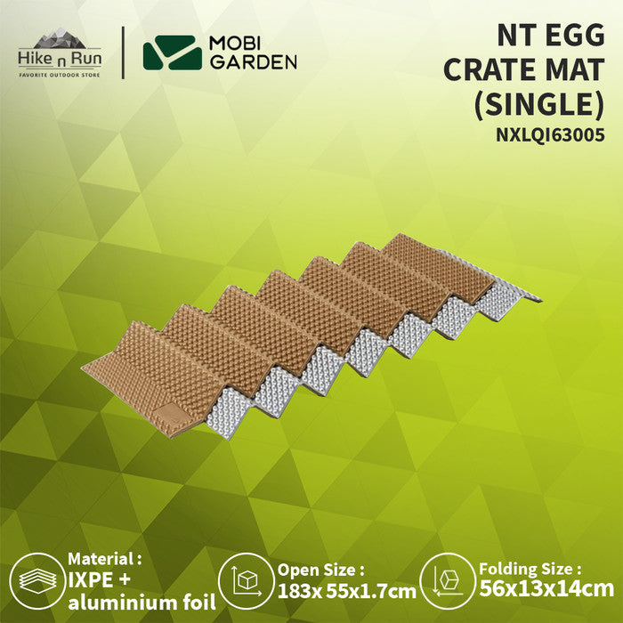 Matras Lipat Single Mobi Garden NXLQI63005 Egg Crate NT Camping Mat