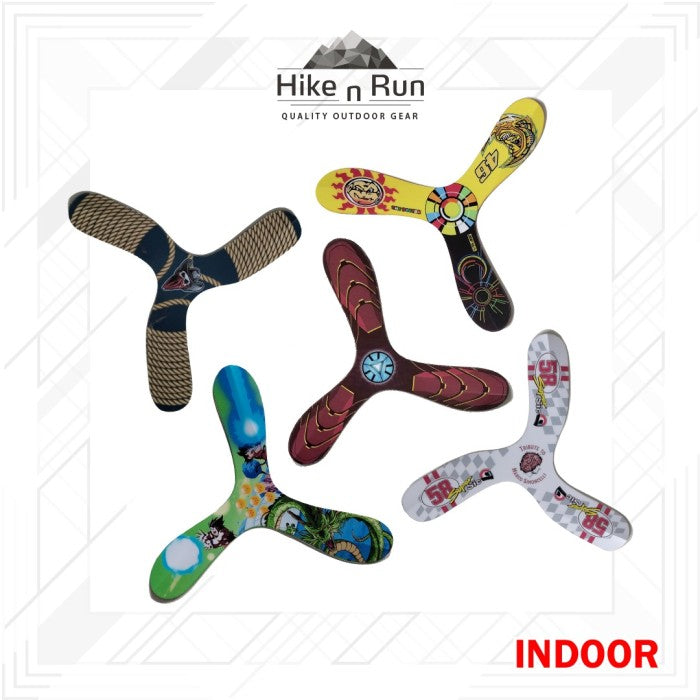 Bumerang Motif Mainan Outdoor Anak Boomerang Indoor