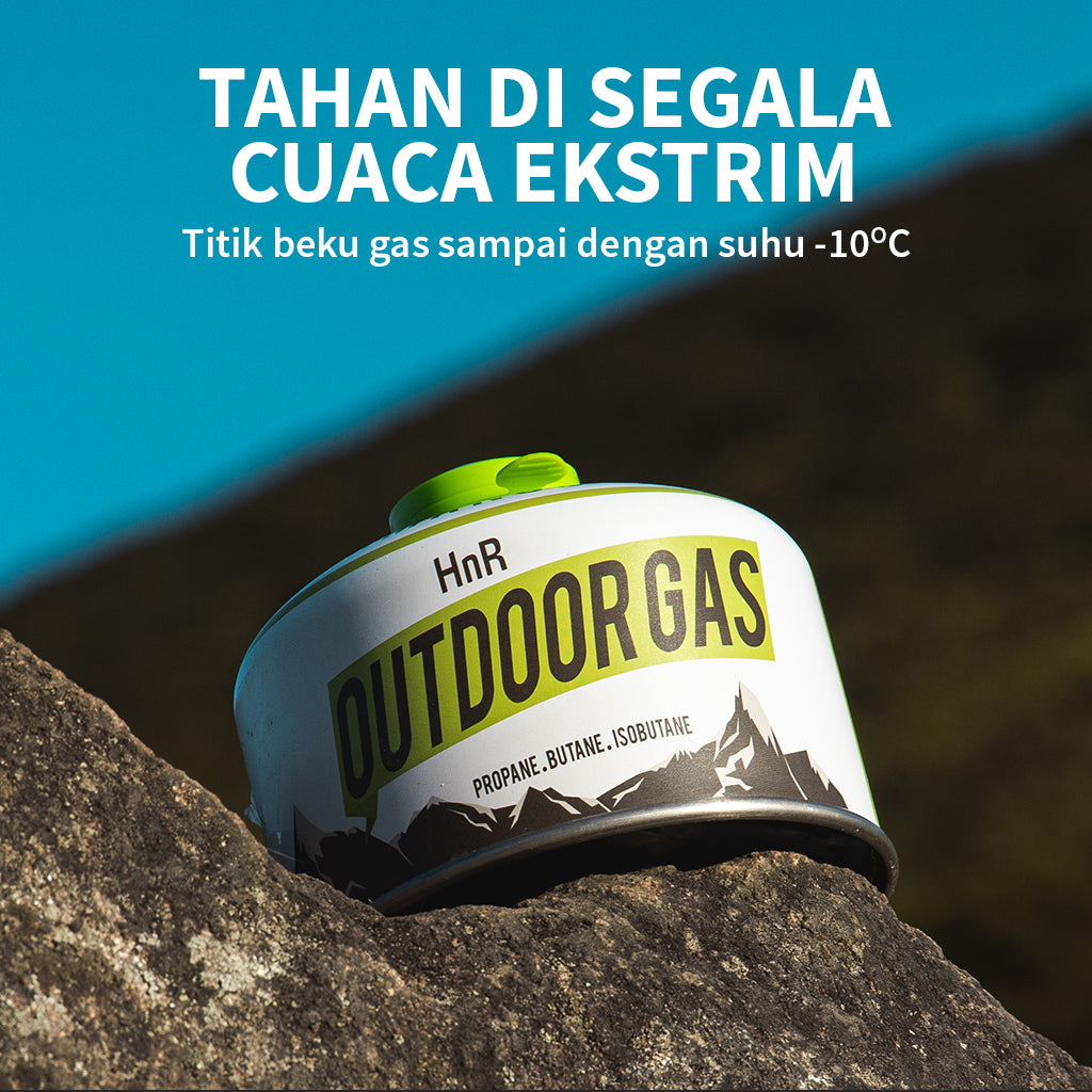 Hike n Run Portable Gas Canister Camping Hiking Terisi 110gr 230gr 450gr