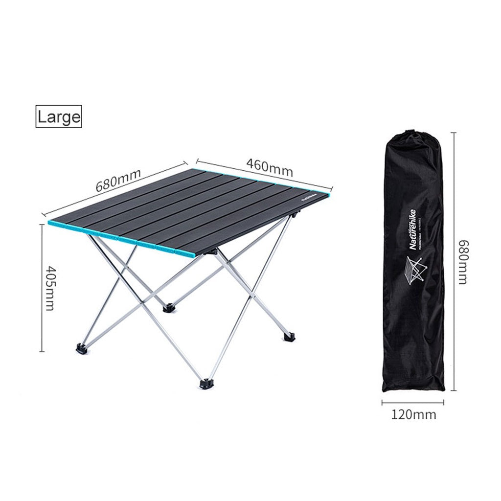 Naturehike Meja Lipat Aluminium Large FT08 NH19Z008-Z