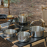 Alat Masak Camping Naturehike NH22CJ005 Cooking Pot Set w/ Kettle 2-3P