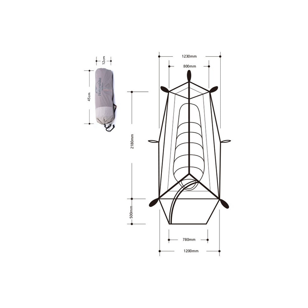 Naturehike Tent Cloud Up 1P 20D NH15T001-T