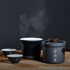 Cangkir Teko Teh Ceramic Alocs CT-TX 5 in 1 Camping Tea Pot Set