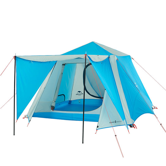 Naturehike Square Auto 4P NH18Z050-P (Blue-Alluminium)