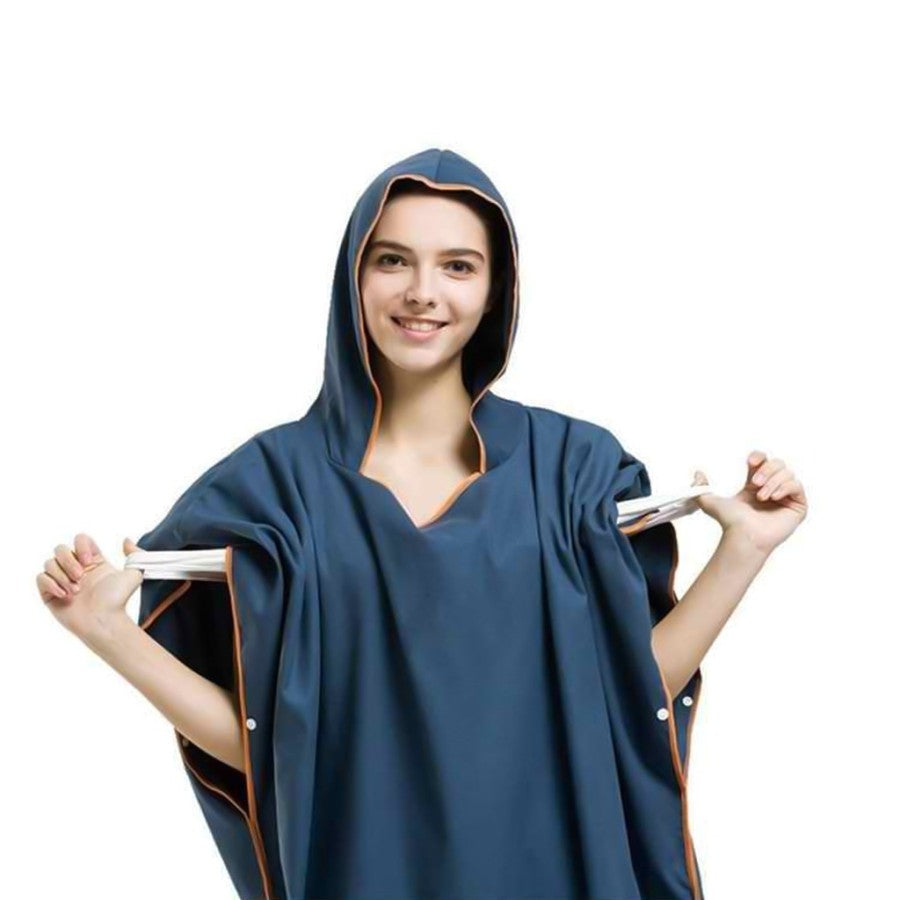 Handuk Ponco Unisex Xelarix Microfiber Poncho Towel