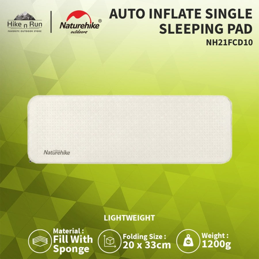 Matras Tidur Naturehike NH21FCD10 Sponge Auto Inflate Sleeping Pad