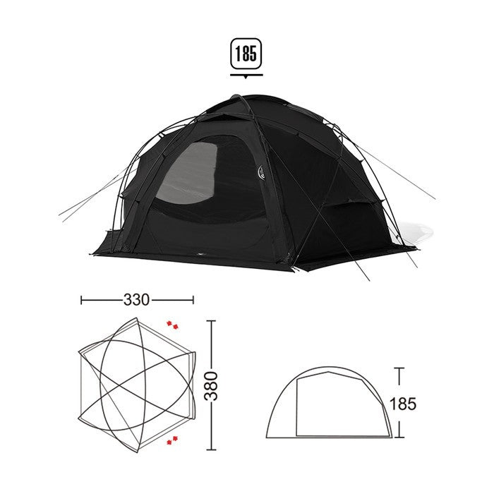 Tenda Camping Mobi Garden NX22661009 Commander 185 Tent