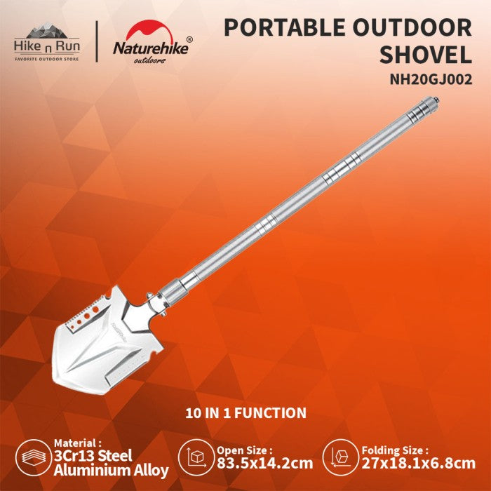 Sekop Multifungsi Naturehike NH20GJ002 Survival Kit Outdoor Shovel