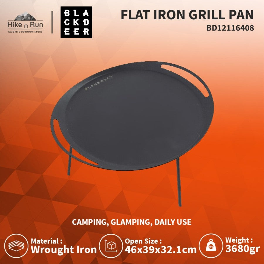 Grill Pan Blackdeer BD12116408 Flat Iron BBQ Pan