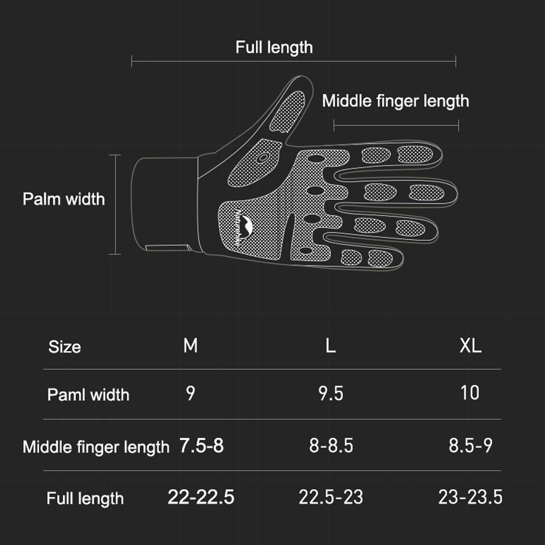 Naturehike GL10 NH20FS032 Sarung Tangan Multifungsi Anti Slip