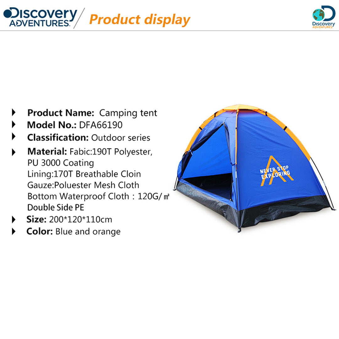 Discovery Adventures DFA66190 Tenda Camping 2 Orang
