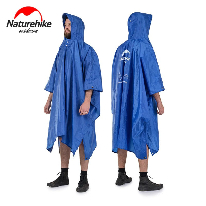 Naturehike NH17D002-M Jas Hujan Poncho 3 in 1 210T