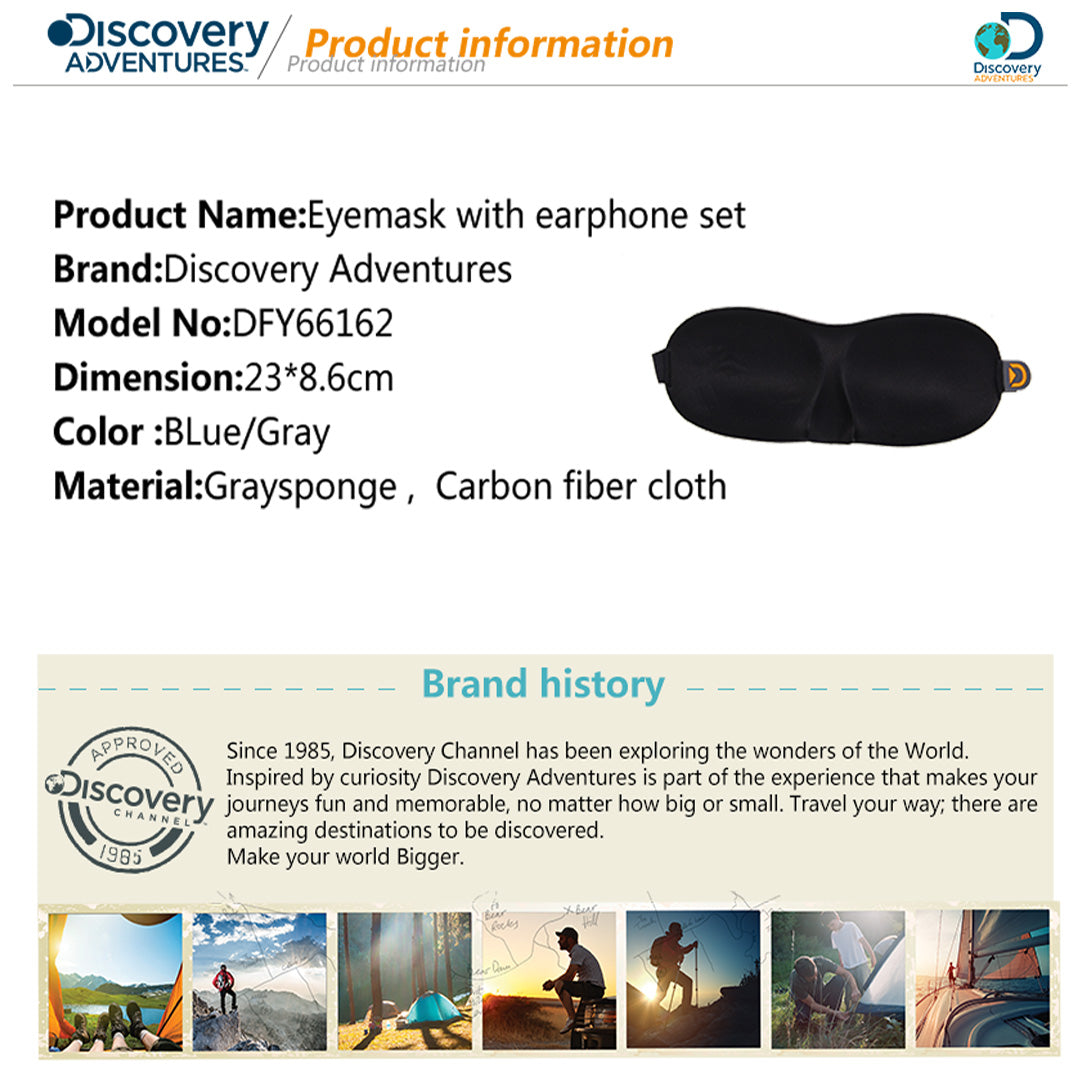 Discovery Adventure Travel Eye Mask DFY66162