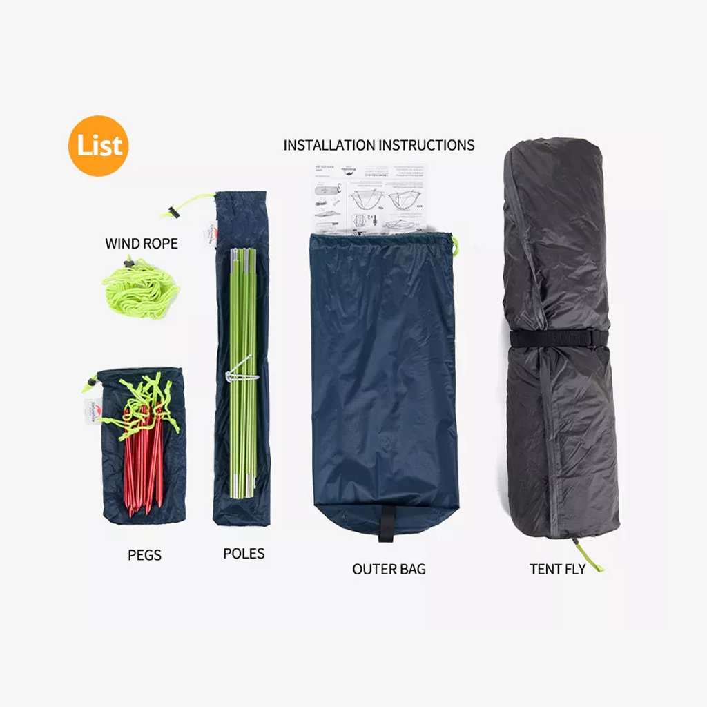 Naturehike Tenda 1P 2P Tagar NH17T140-J NH17T180-J