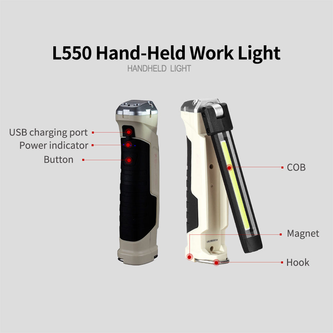 Sunrei L550 Working Flashlight 2023 varian baru type C