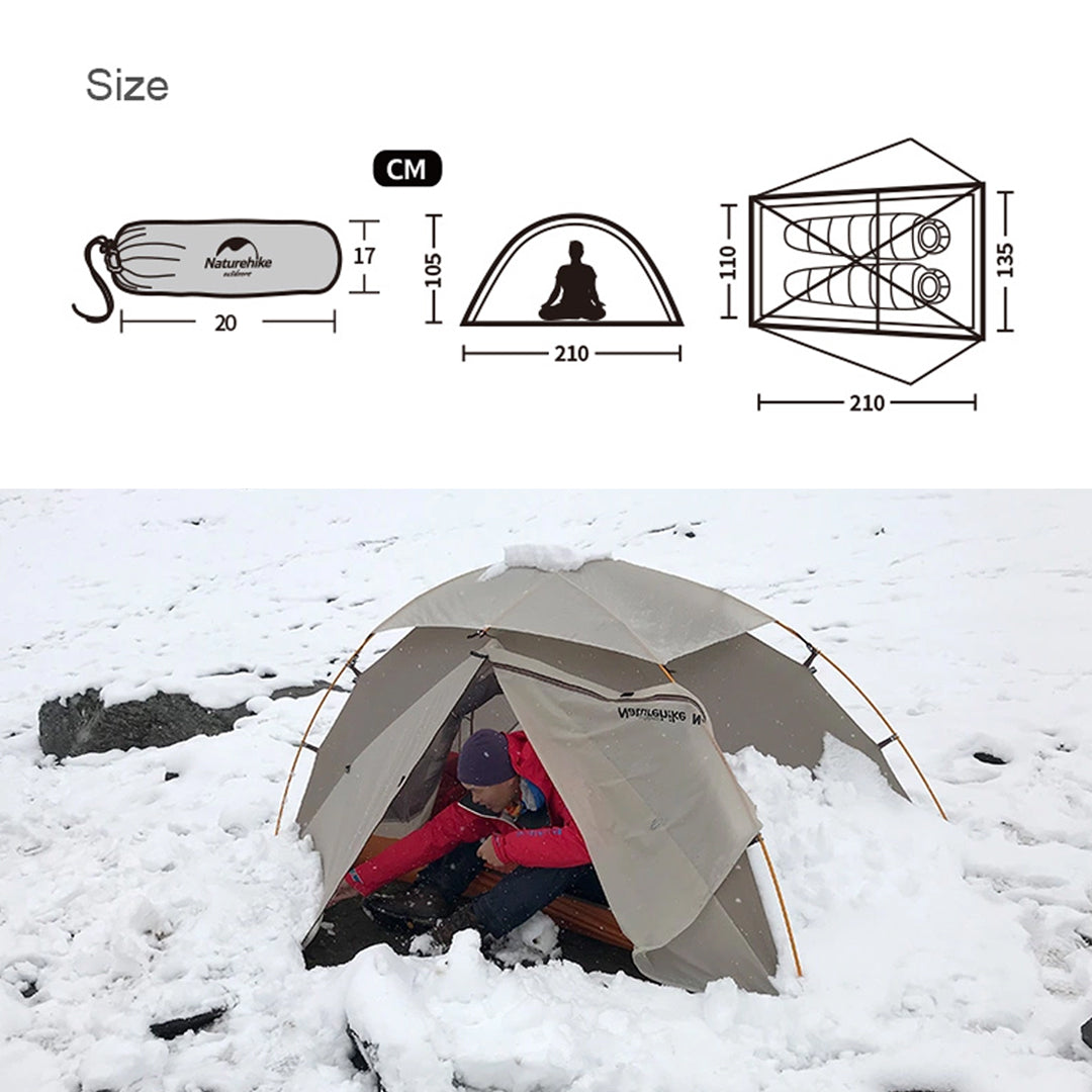 Naturehike Nebula Tent 2P 20D NH19ZP011