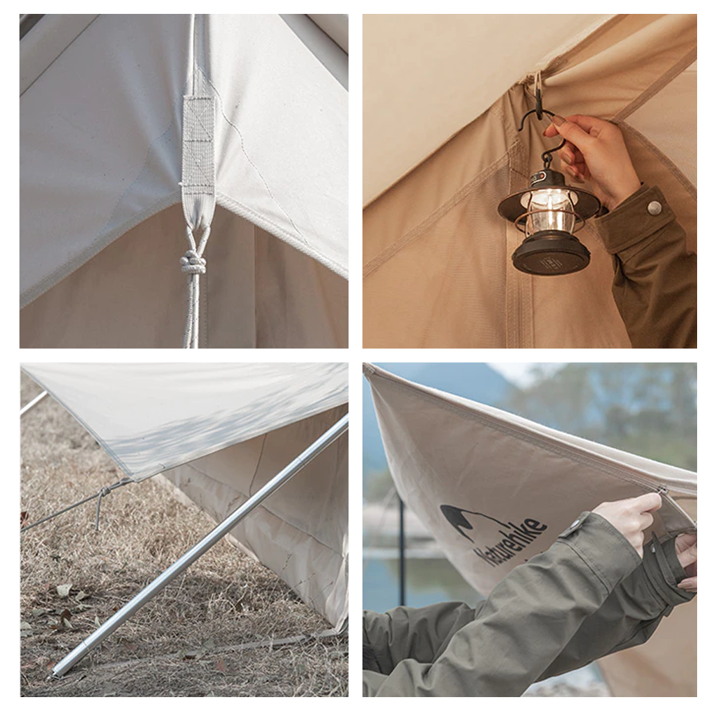 Tenda Glamping Naturehike NH20ZP011 Eaves Tower Tent Extend 4.8