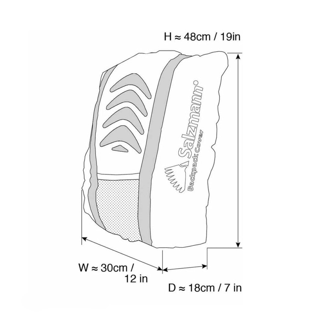 Salzmann 40005 Backpack Cover Reflective