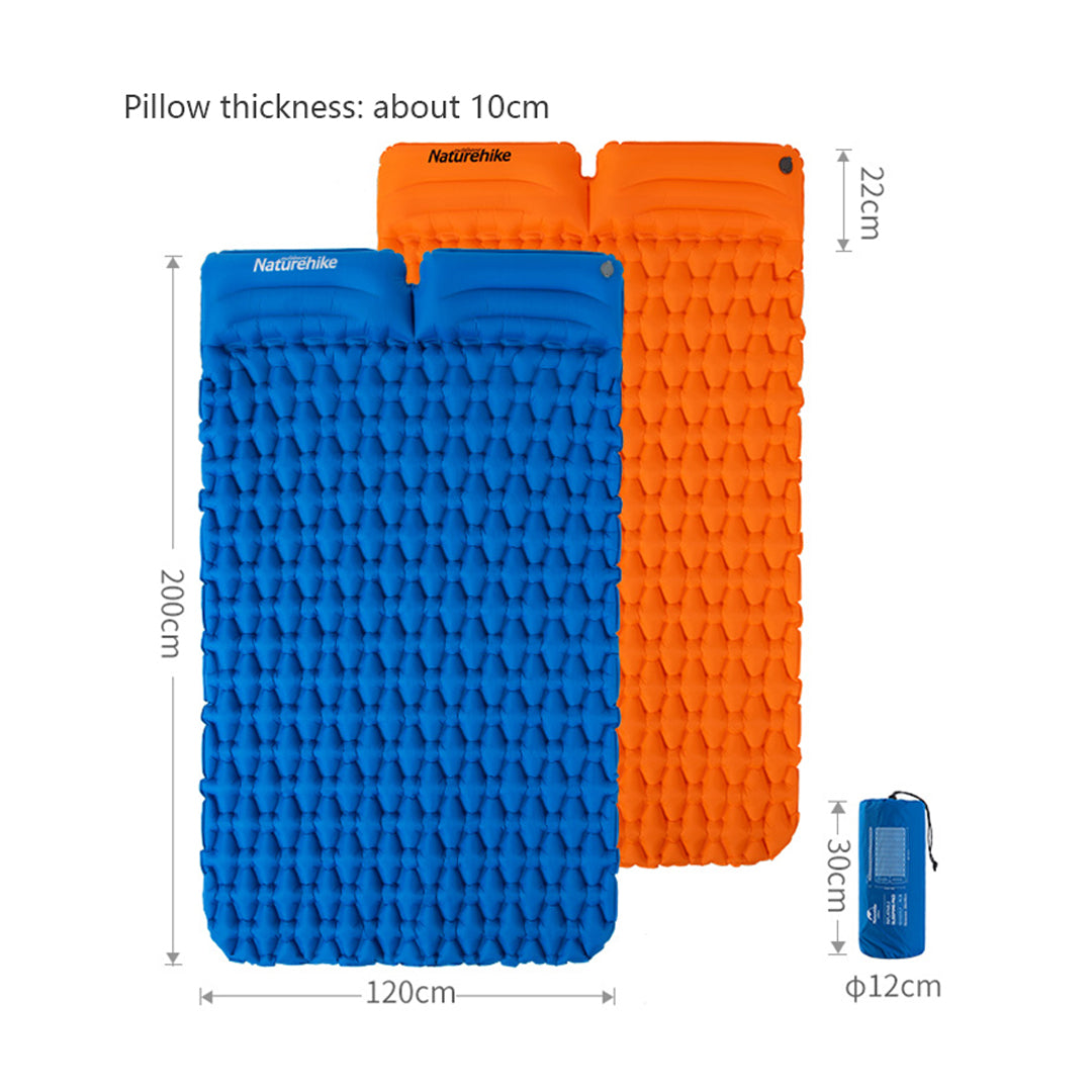 Naturehike FC13 Couple Diamond Thick Inflatable Mat NH19Z013-P