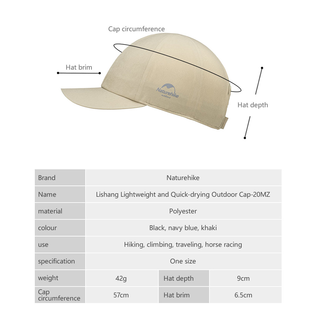 Naturehike Folding Cap NH20FS018