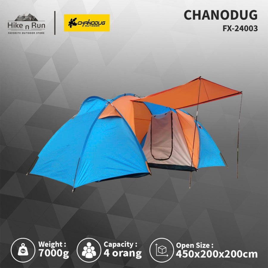 Tenda Camping Chanodug FX-24003 FX-2028 Tenda Camping Family 4P