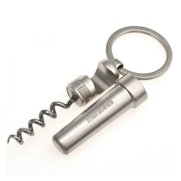 Pembuka Botol Munkees 3459 Corkscrew With Bottle Opener Keychain