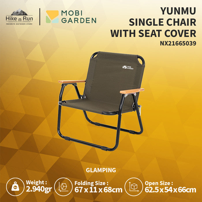 Mobi Garden Kursi Lipat Single Yunmu NX21665039 With Seat Cover