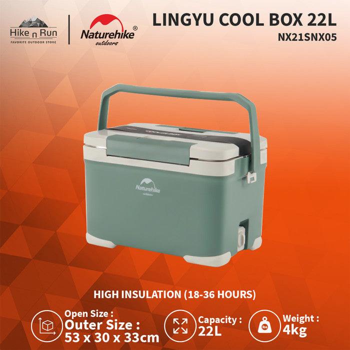 Cool Box 22L Naturehike NH21SNX05 Lingyu Camping Cooler Box