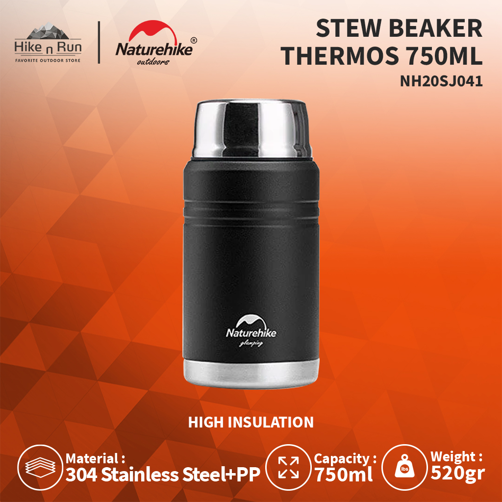 UKURAN 500ML Termos Naturehike NH20SJ041 Food Thermos Stew Beaker