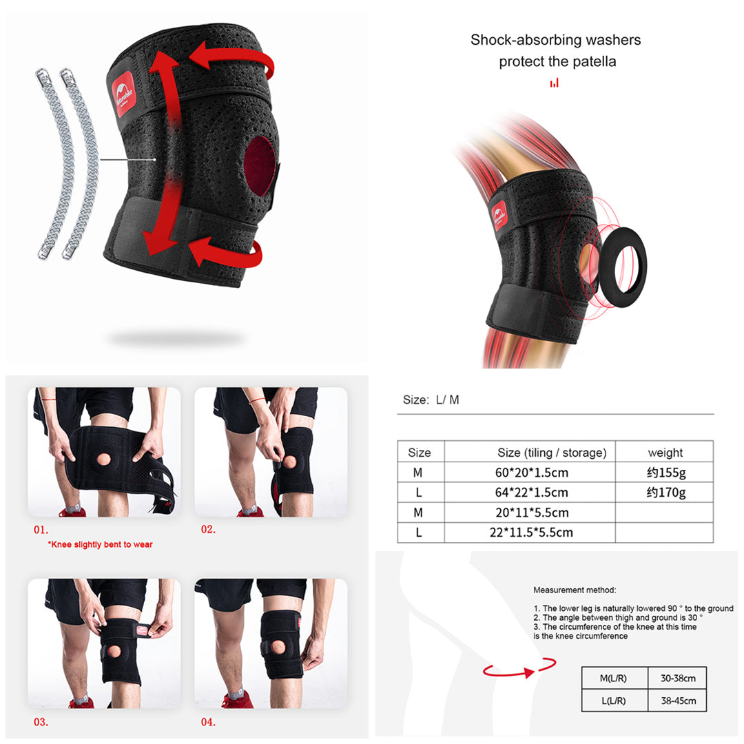 Naturehike NH20HJ008 Pelindung Lutut Support Knee Pad