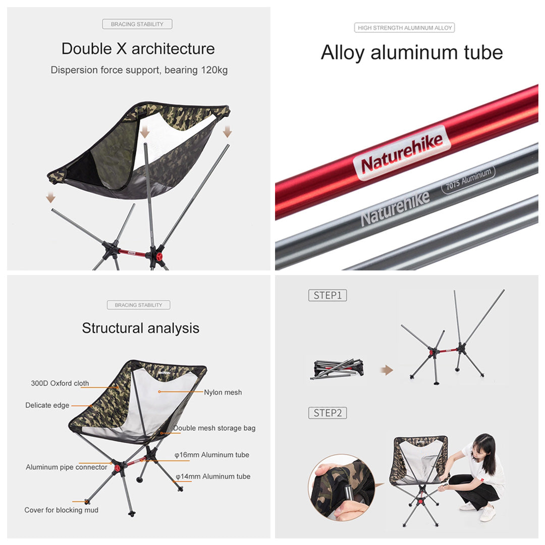 Naturehike Q-9E Folding Moon Chair NH19JJ005