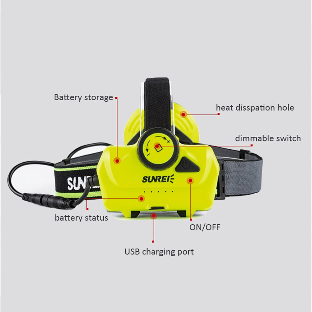 SUNREI Headlamp eFishing 400